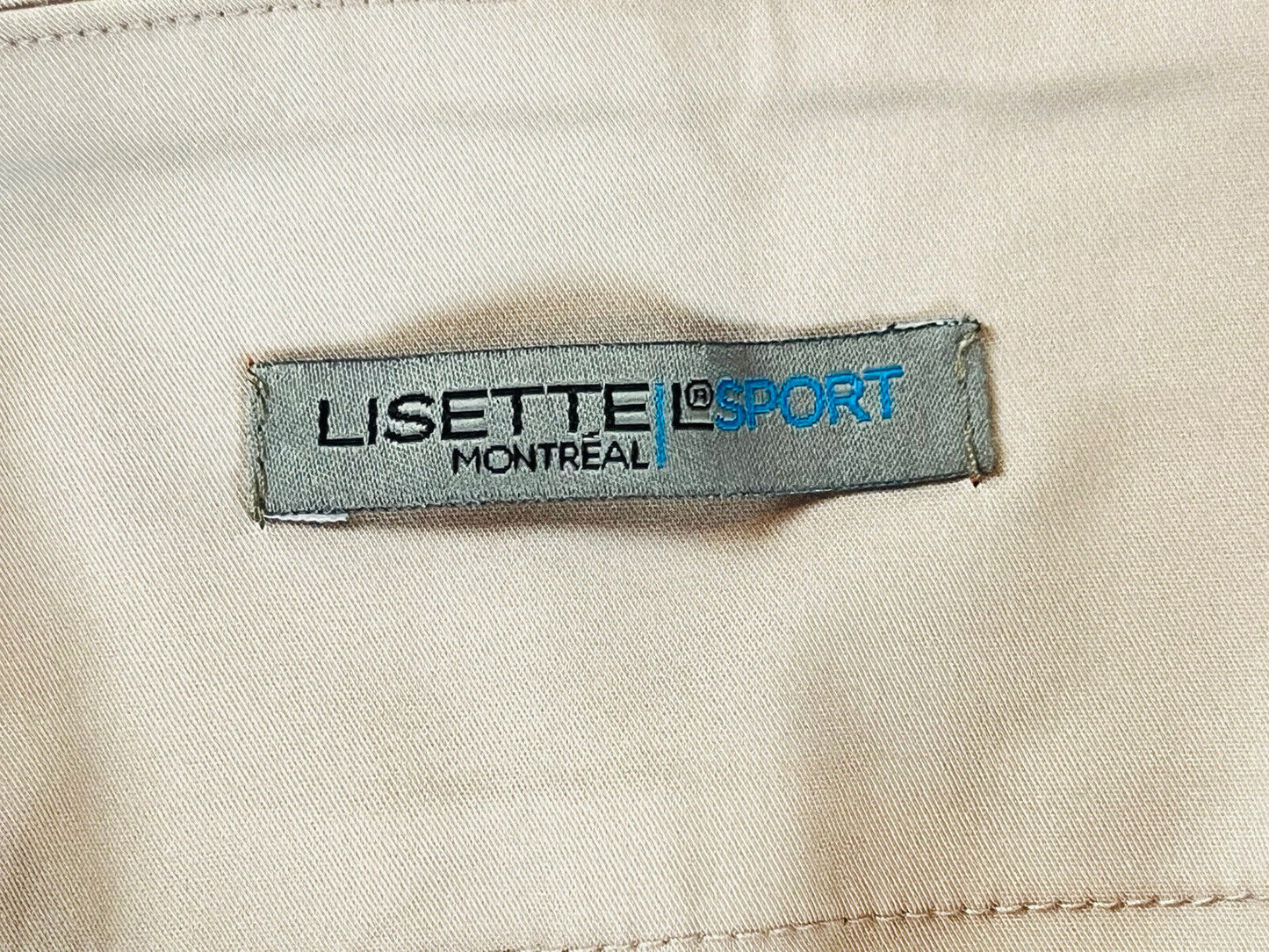 LISETTE L Sport Montreal WOMEN'S Golf Beige SHORTS Sz 4