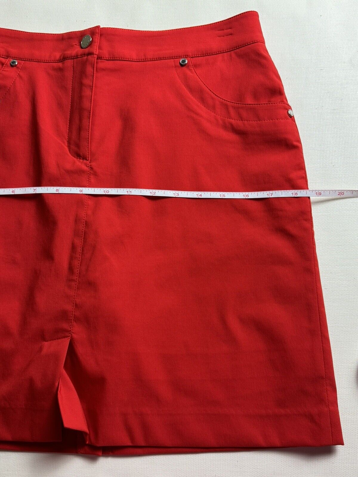 LOHLA Sport Golf Skort Skirt Red Sz 4 Pockets (50)