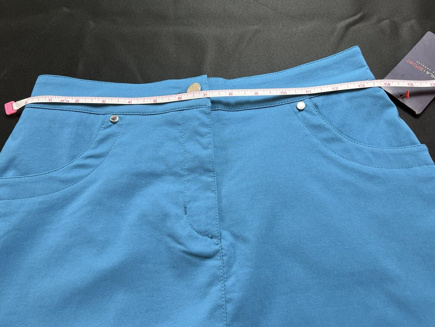 LOHLA Sport Golf Skort The Stellar Skirt Aqua Blue Sz 0 Pockets