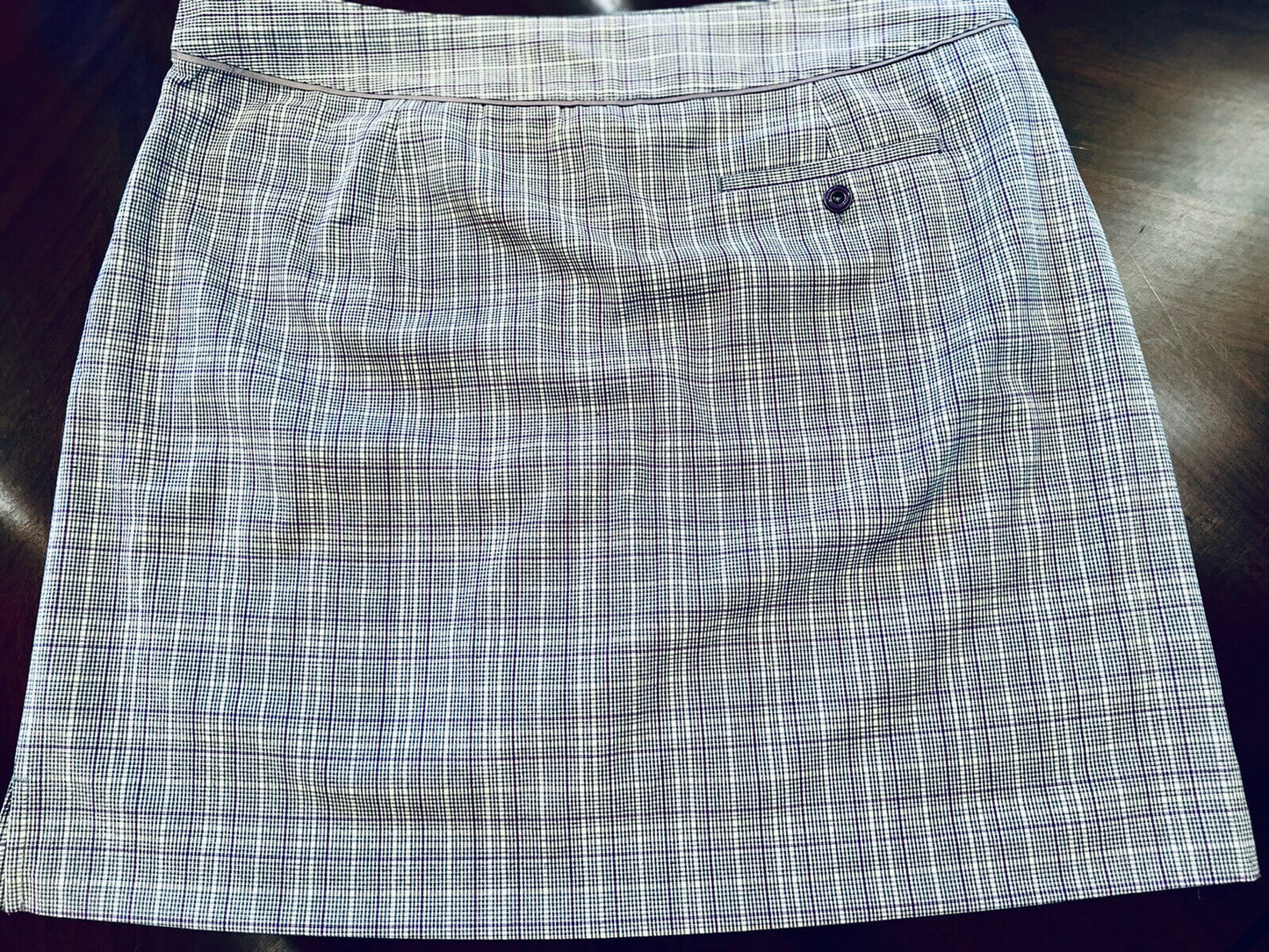 E.P PRO Women’s Golf SKIRT-SHORTS Purple and Gray Sz 14