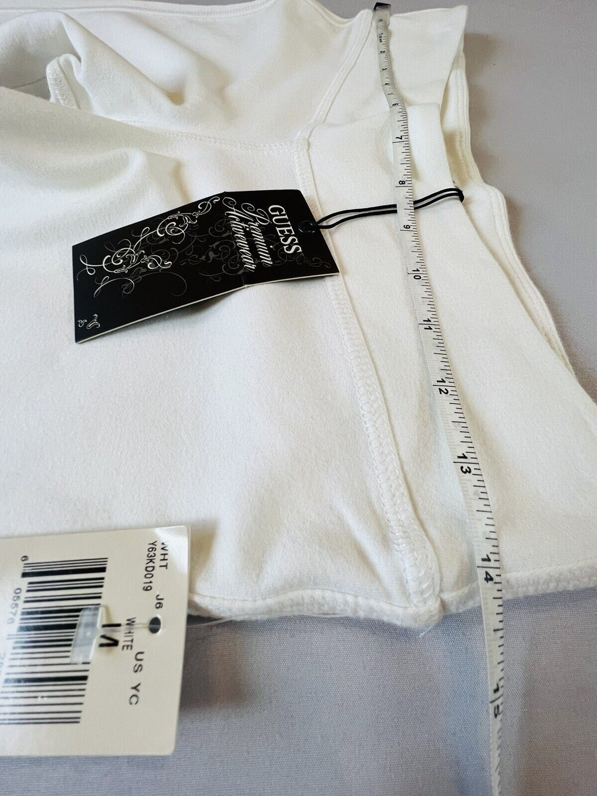 GUESS Los Angeles Active Jogger Pants Athletic Women’s Size M White Crystal Logo