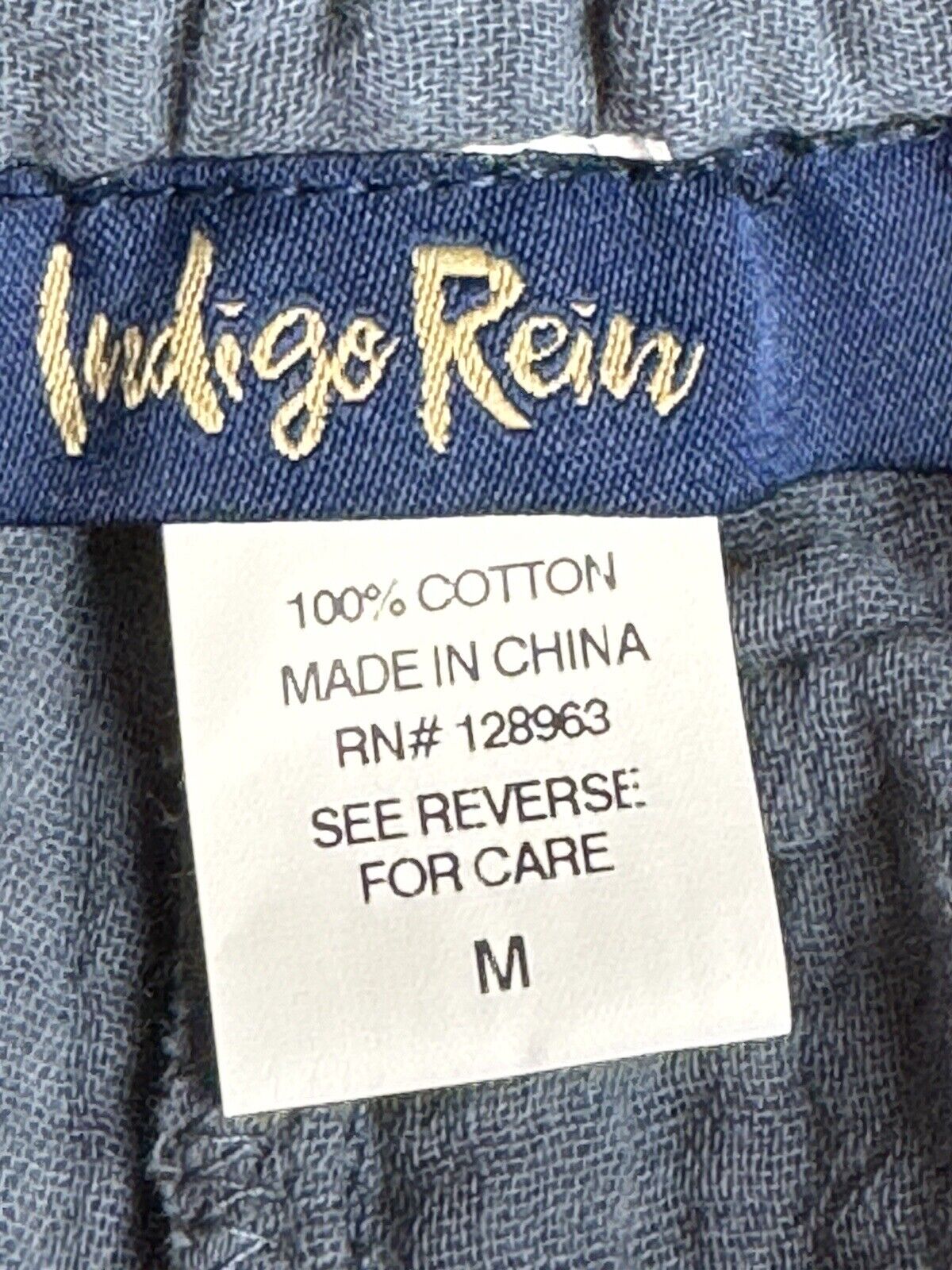 Indigo Rein Gray Cargo Cotton Loose Pants Sz M. (70)