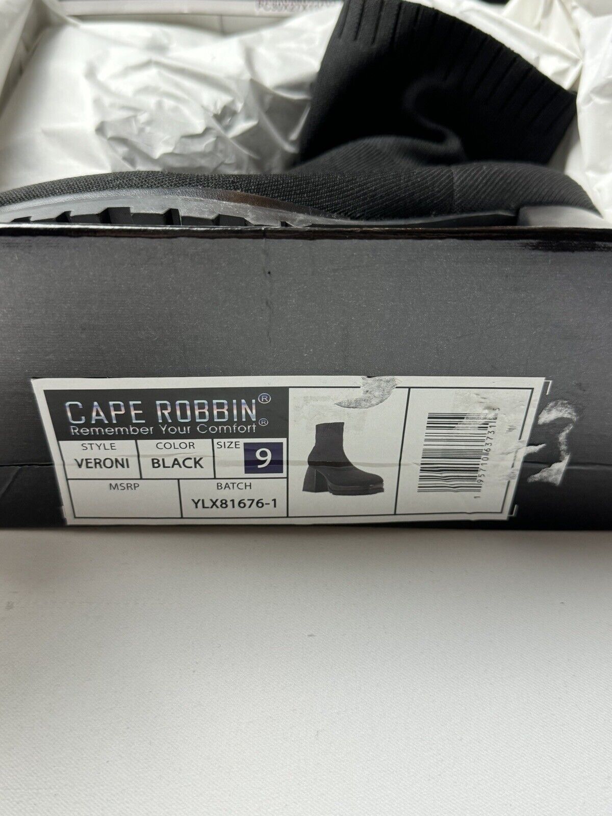 Cape Robbin Women's Stretchy Black Boots Size 9