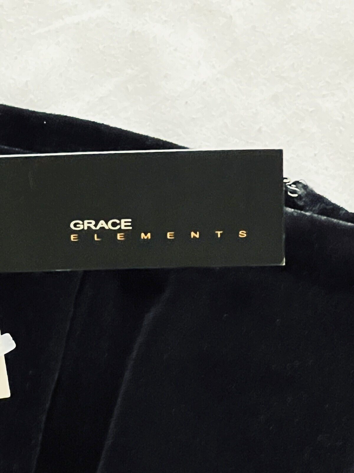 Grace Elements: Women’s Velvet Pencil Skirt Black Sz 4