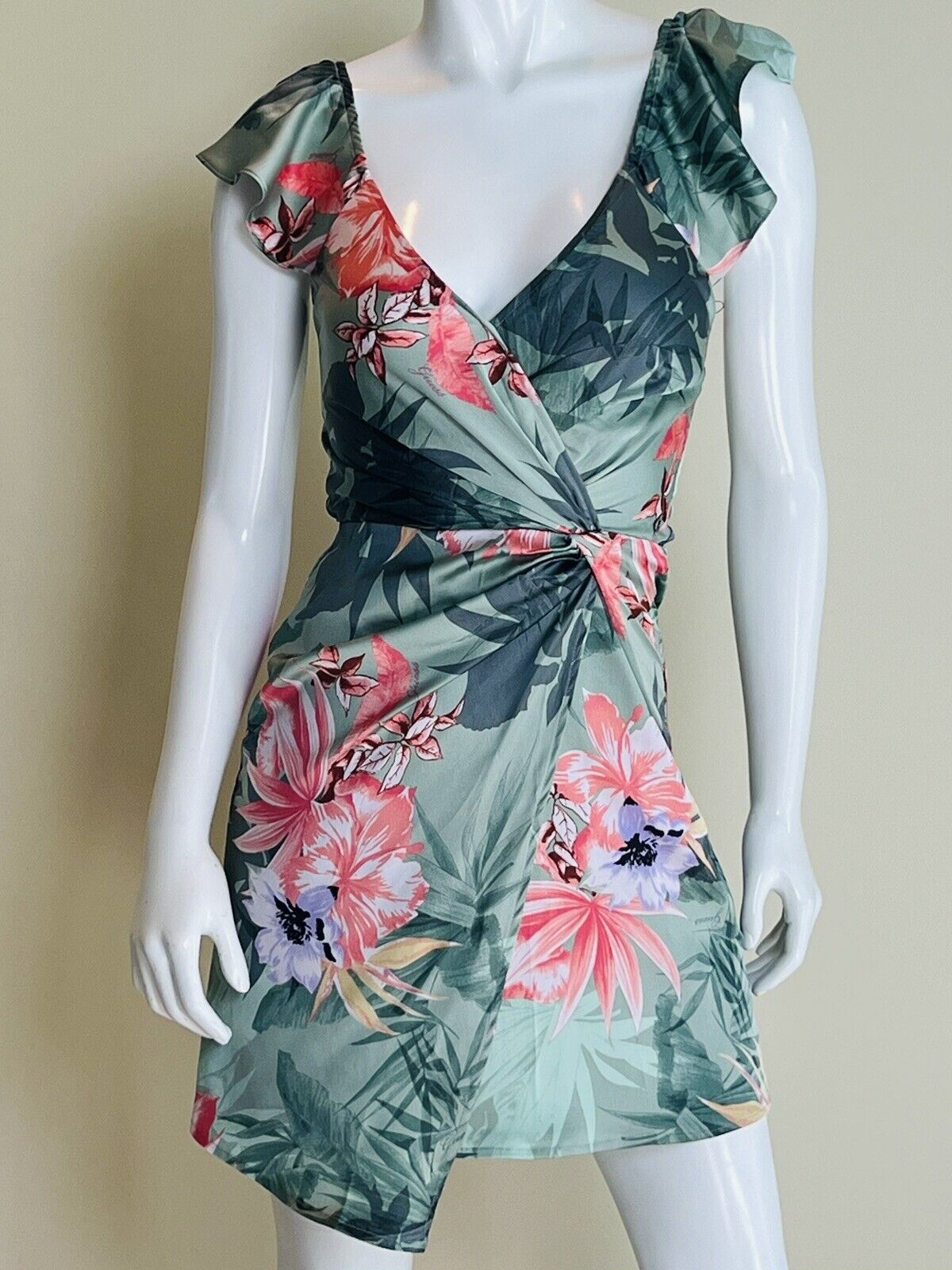 Guess Women’s Hawaii Floral Print Dress Size XS Multicolor (#1)