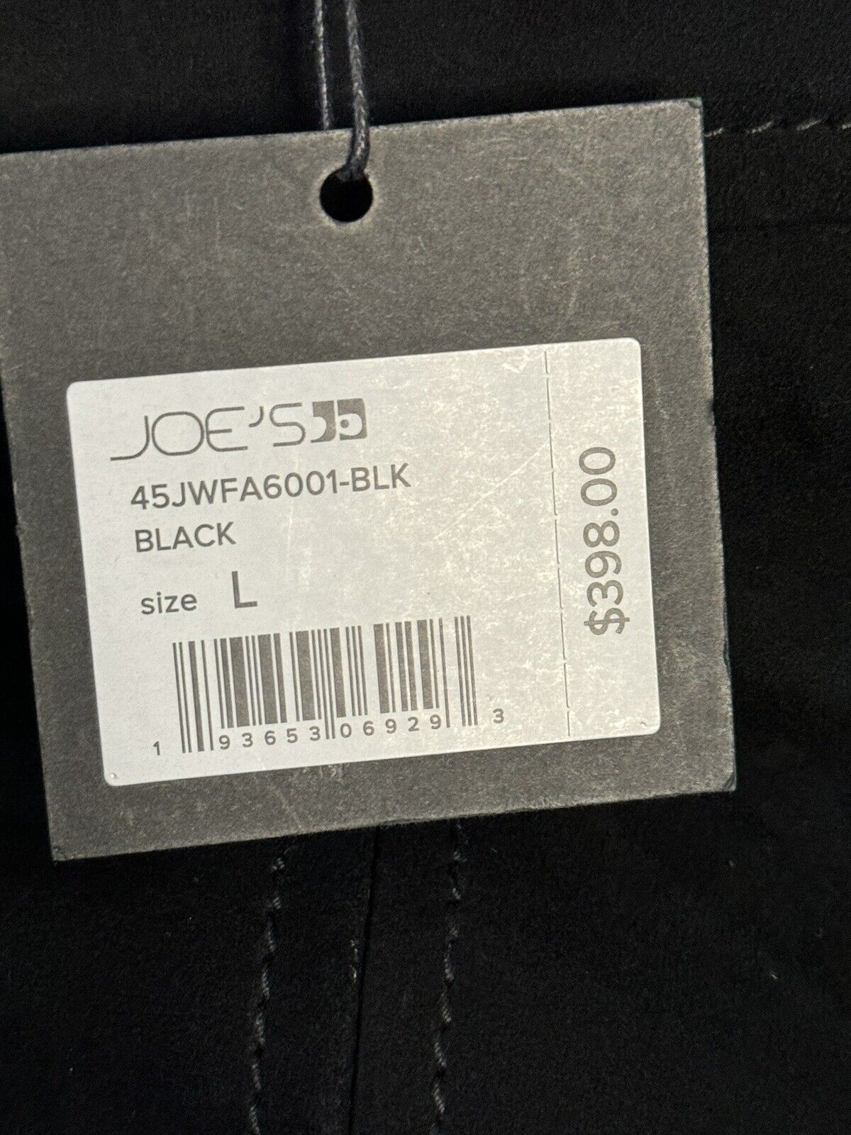 Joes Jeans Black Skirt Sz L 100% Goat Leather  (76)