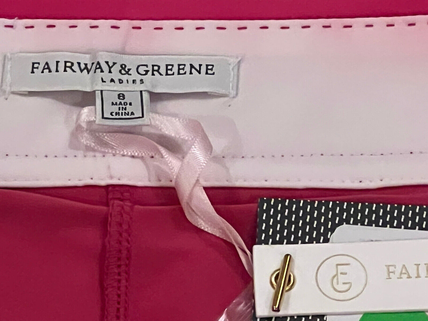 Fairway & Greene Golf SKIRT-Skort Size 8 Pink