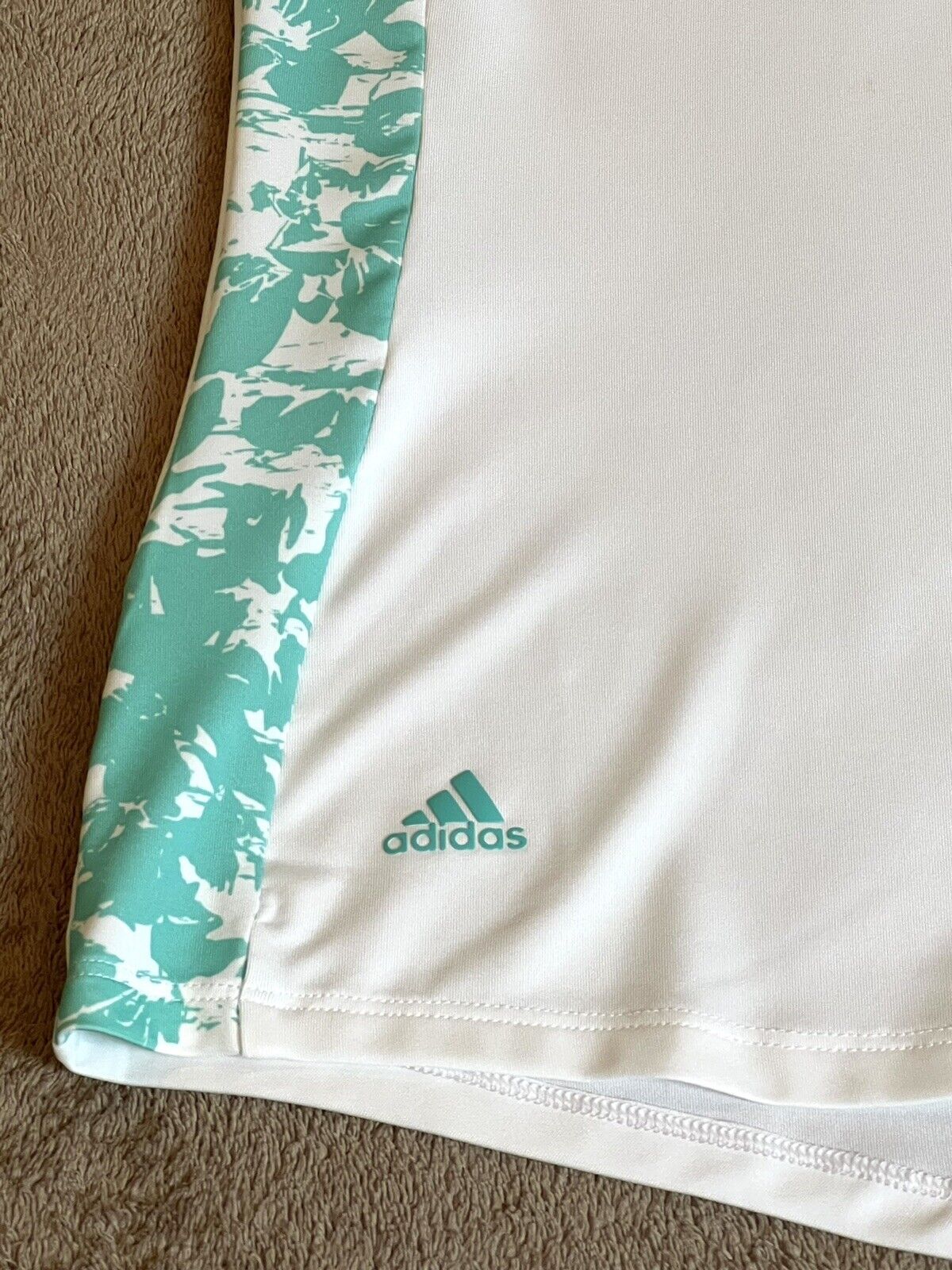 Adidas Women’s Top Golf White Polo Shirt Sz M