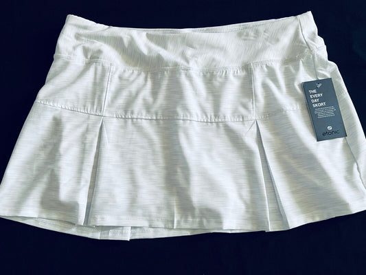 ETONIC Sport Women’s White Short - Skirt Golf Tennis Sz XL