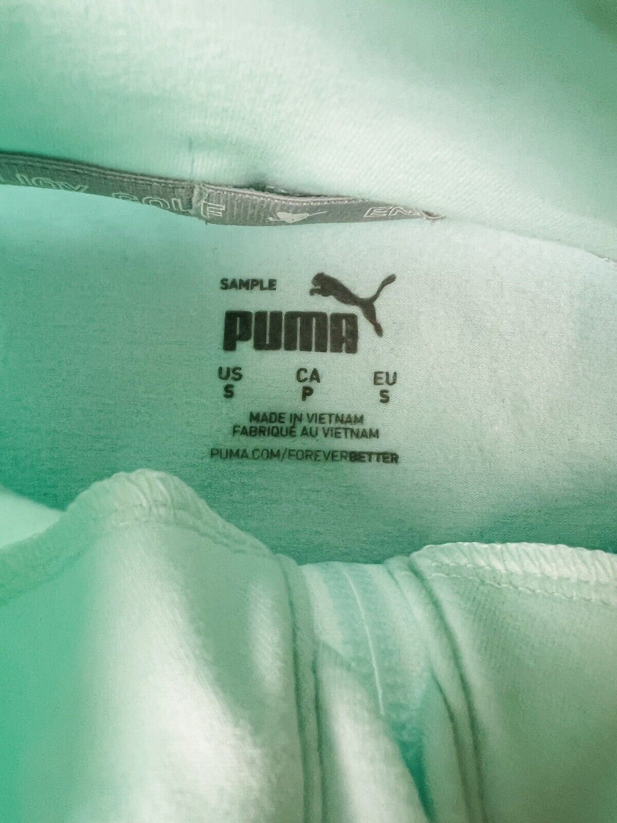 PUMA Women's Soft Jacket,Mint Green Sz S