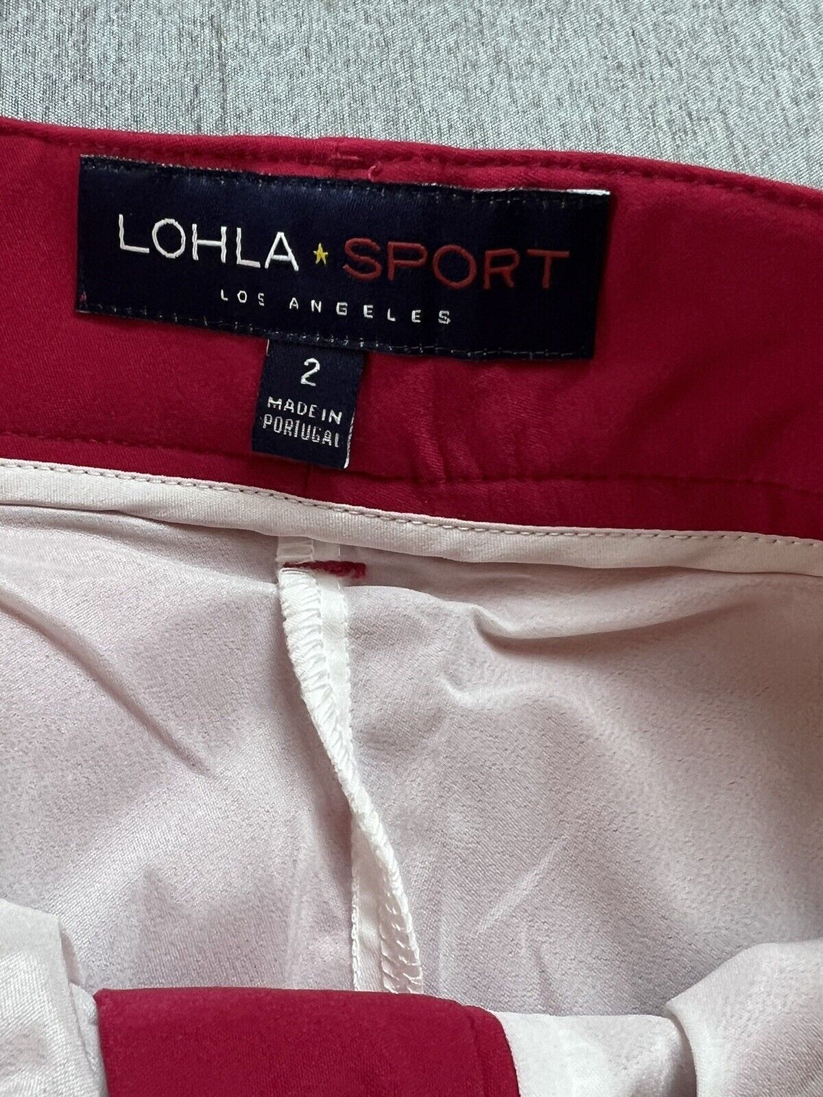 LOHLA SPORT Women’s Tennis/golf Skirt Skort Size 2 Red