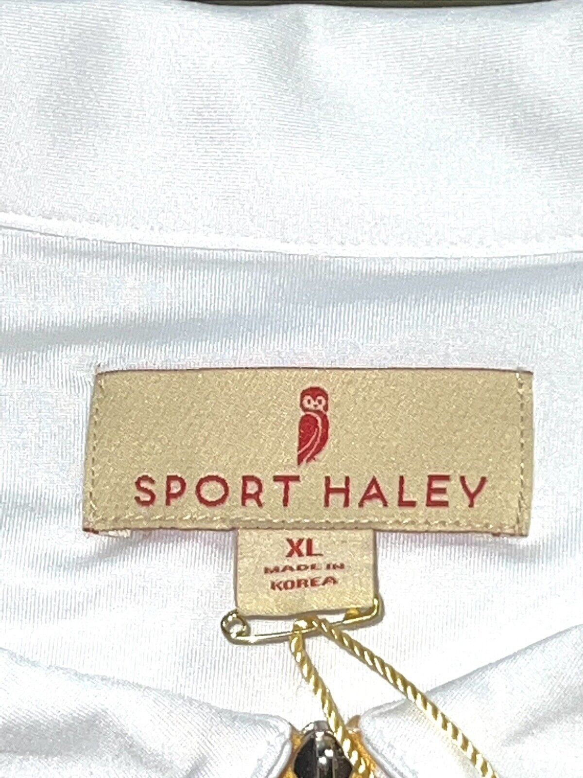 Sport Haley Women's Golf Shirt White Sz L