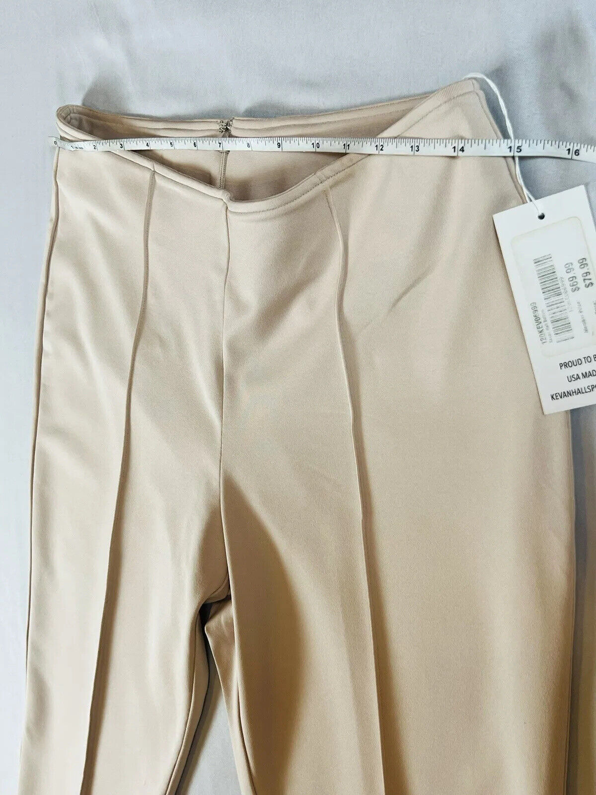 Kevan Hall Sport Women's Beige Golf Stretch Pants Sz 8