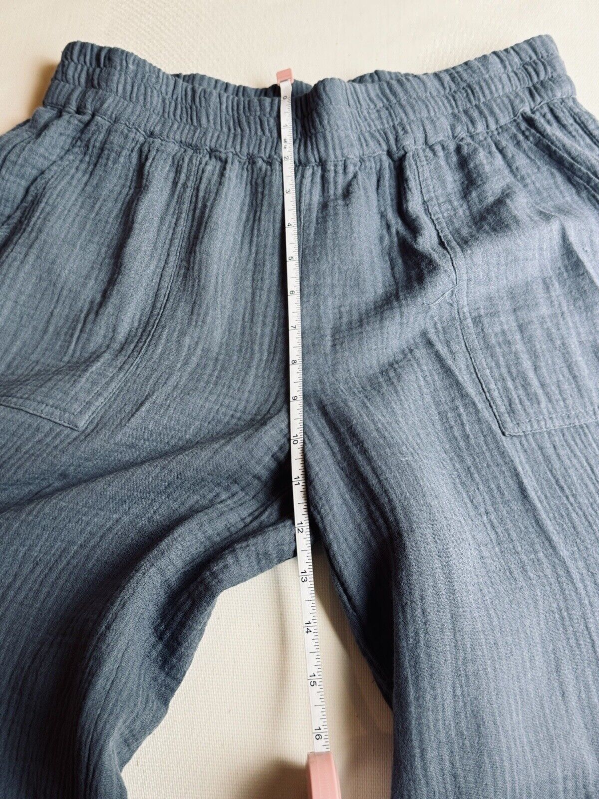 Indigo Rein Gray Cargo Cotton Loose Pants Sz M. (70)