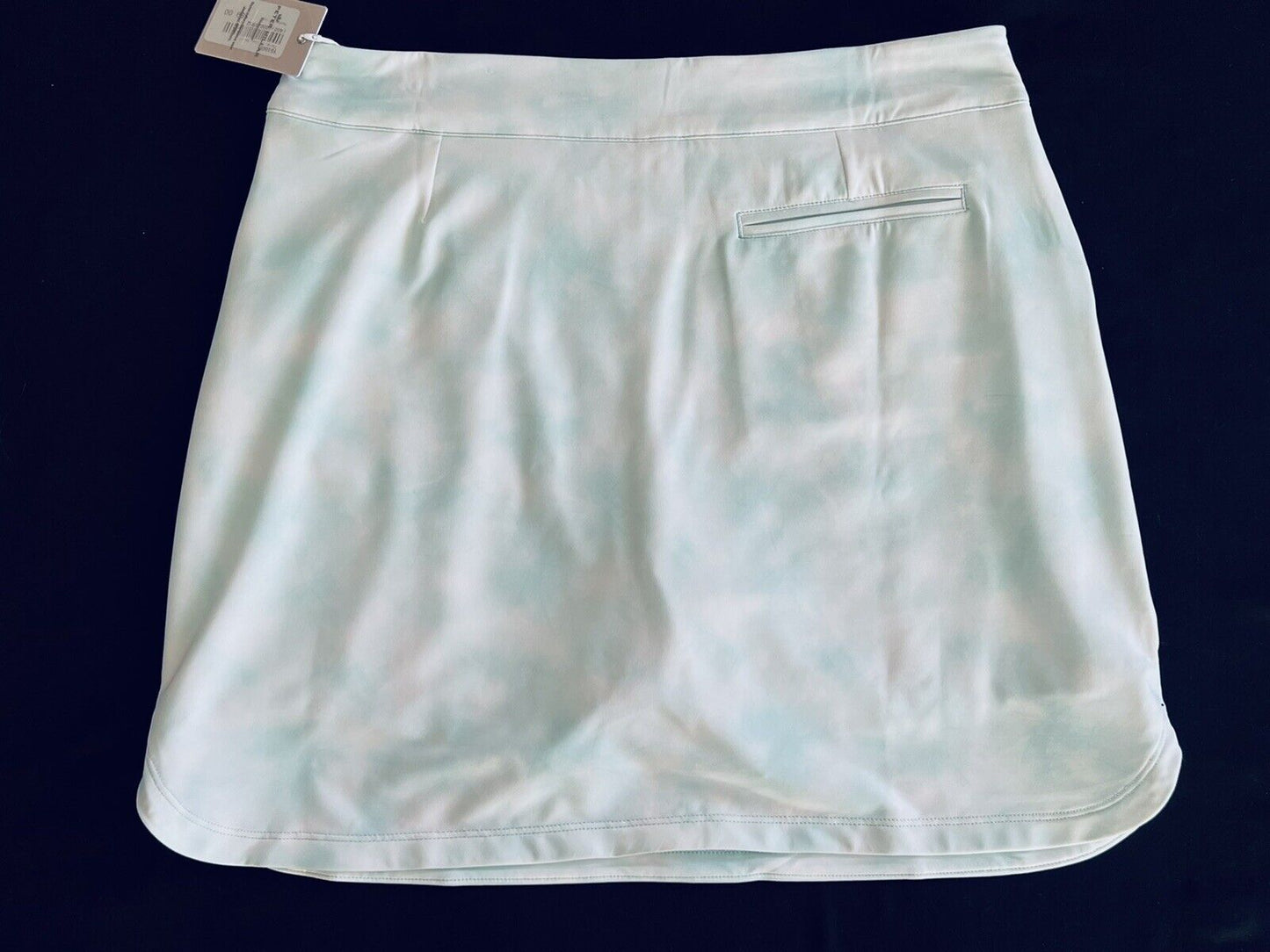 Peter Millar Women’s Golf Tennis Skort/Skirt Sz L Tie Dye Green-White