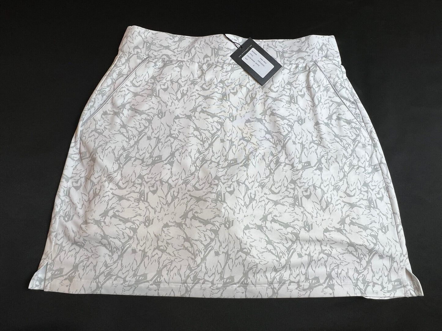 Dunning Women’s Golf Skort Sz S White Gray Skirt