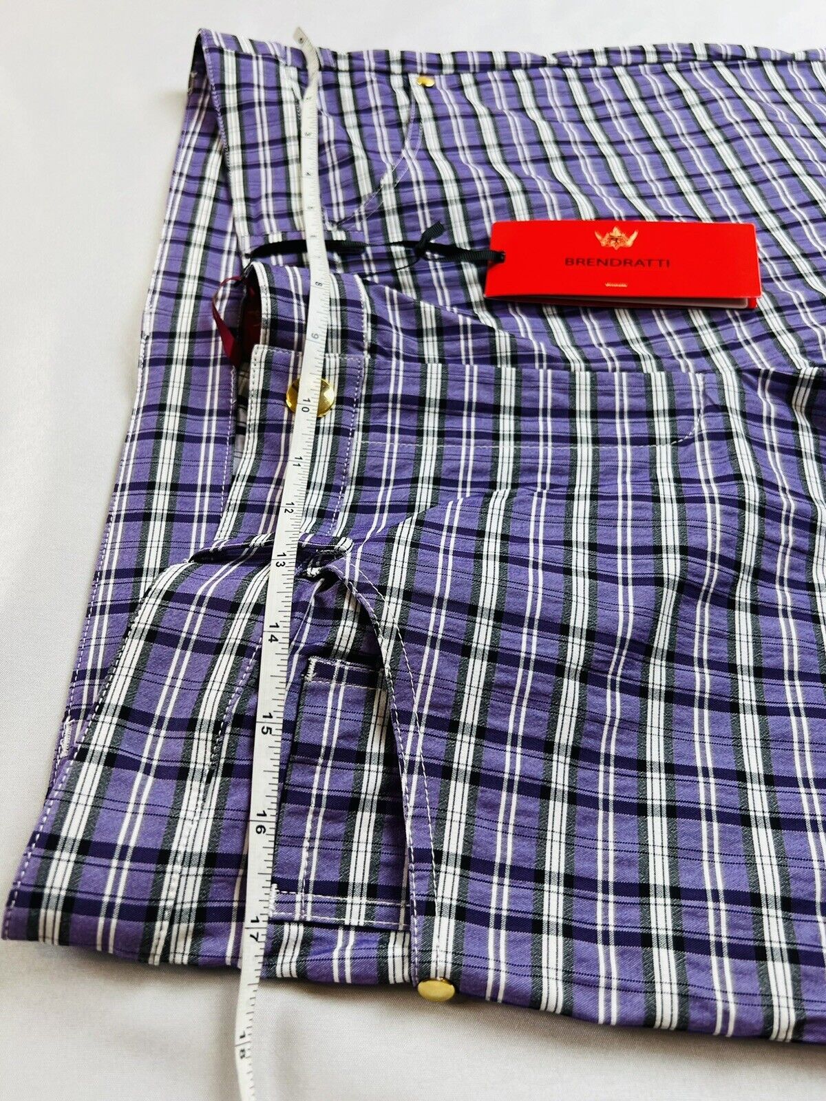 Allie Burke Women's Golf,Tennis Plaid Pants Sz XL 48 Purple $235 MSRP