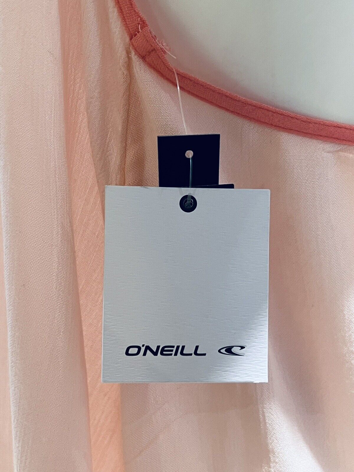 O'Neill Tank Dress Cover Up Women's Sz L Peach