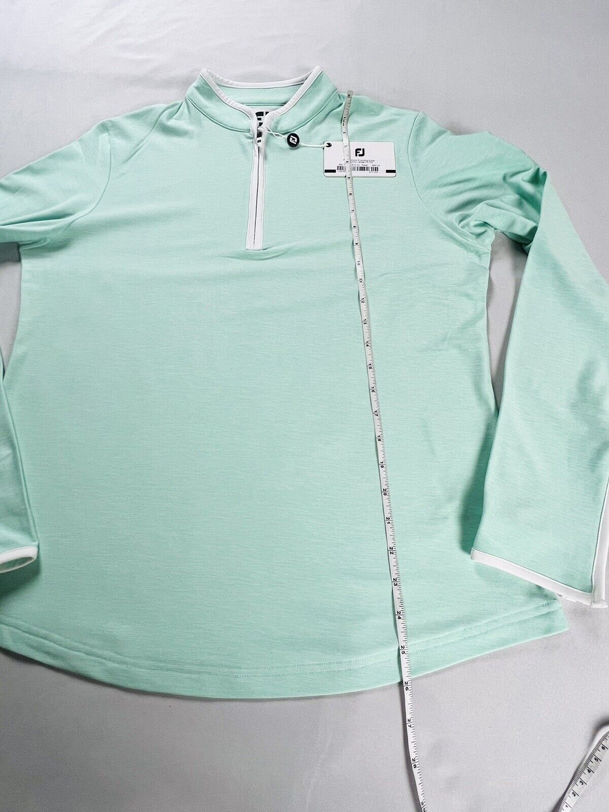 FootJoy Women’s Aqua Green golf athletic Sweatshirt size L