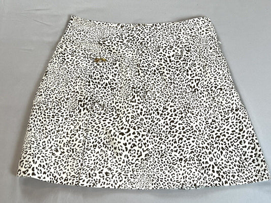 Clover By Bobby Jones Women’s Golf Skirt Leopard Skort Sz 6