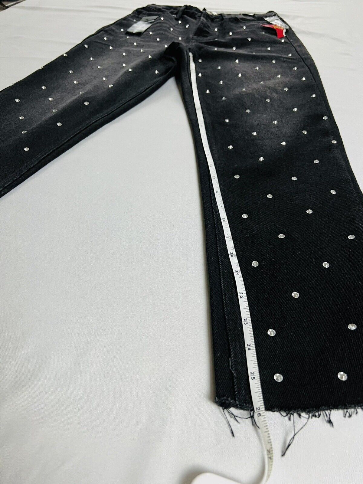 Simple Society Women’s Sz 3 Black Jeans Pant w/rhinestones