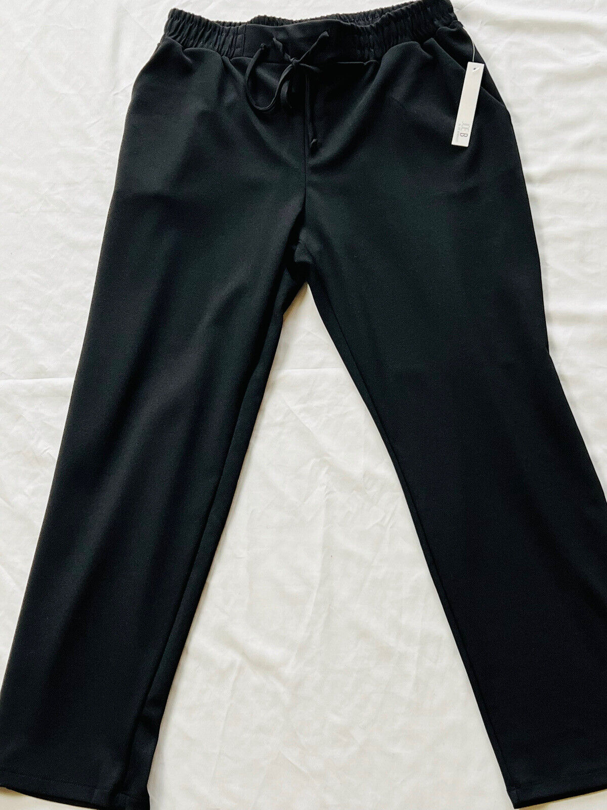 Joe B by Joe Benbasset Women's Black Pants Elastic Waist Sz L