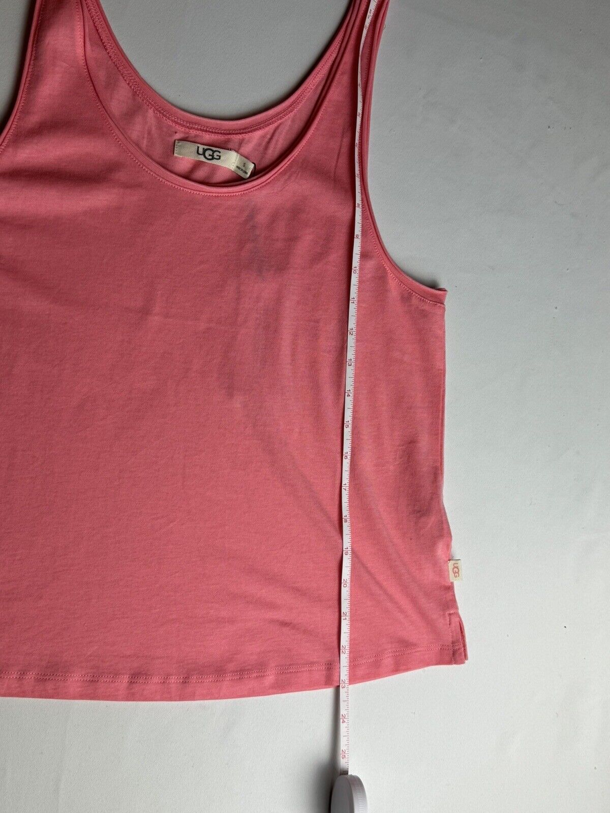 UGG women's tank top Peach Sz S Organic Cotton (77)