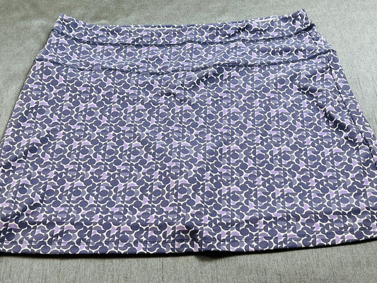 FUSION GOLF Women's Tennis Golf Skort Sz XL Purple Lilac Skirt