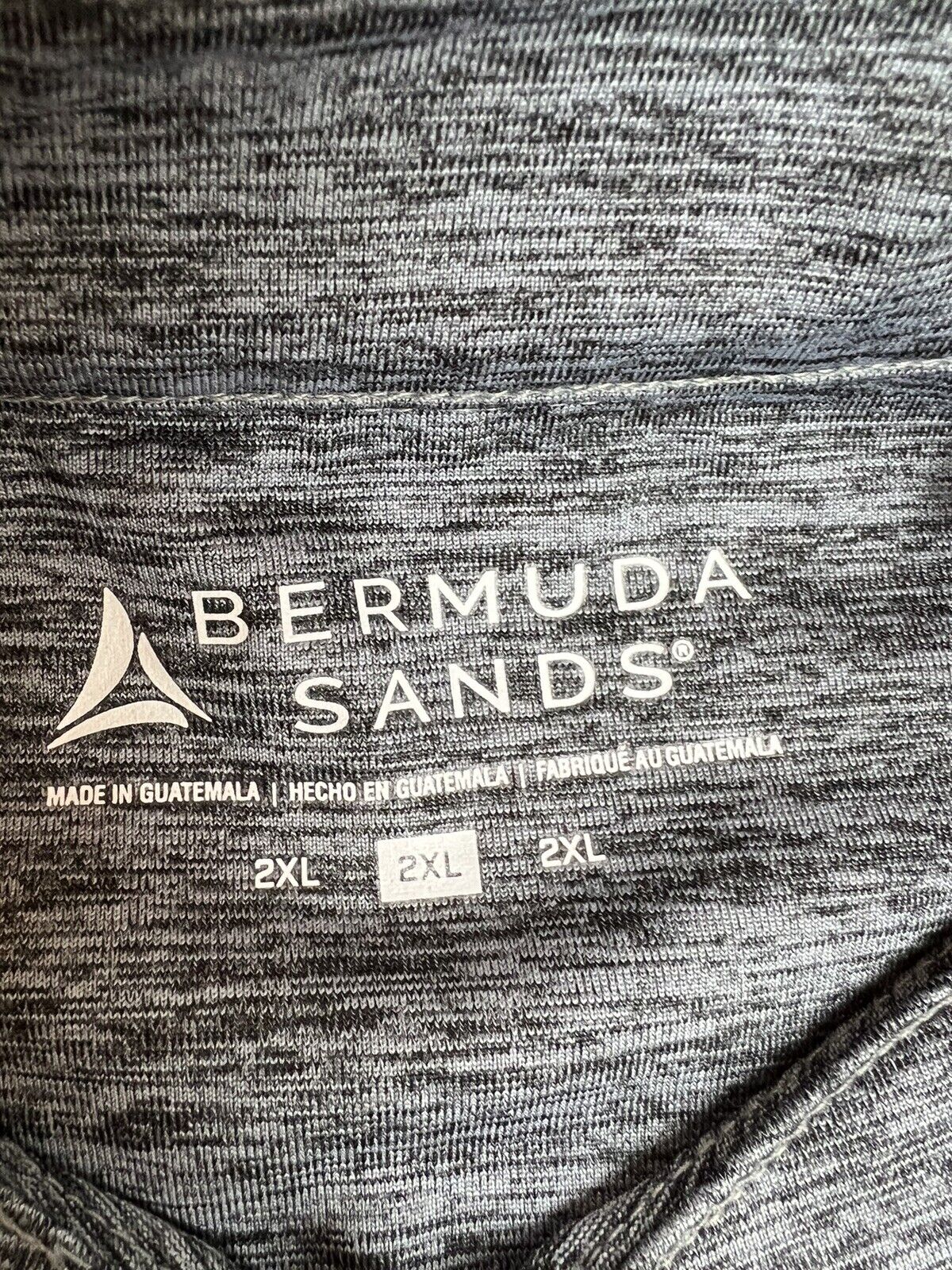 Bermuda Sands Women's Long Sleeve Golf Shirt Sz 2X Grey Sweatshirt