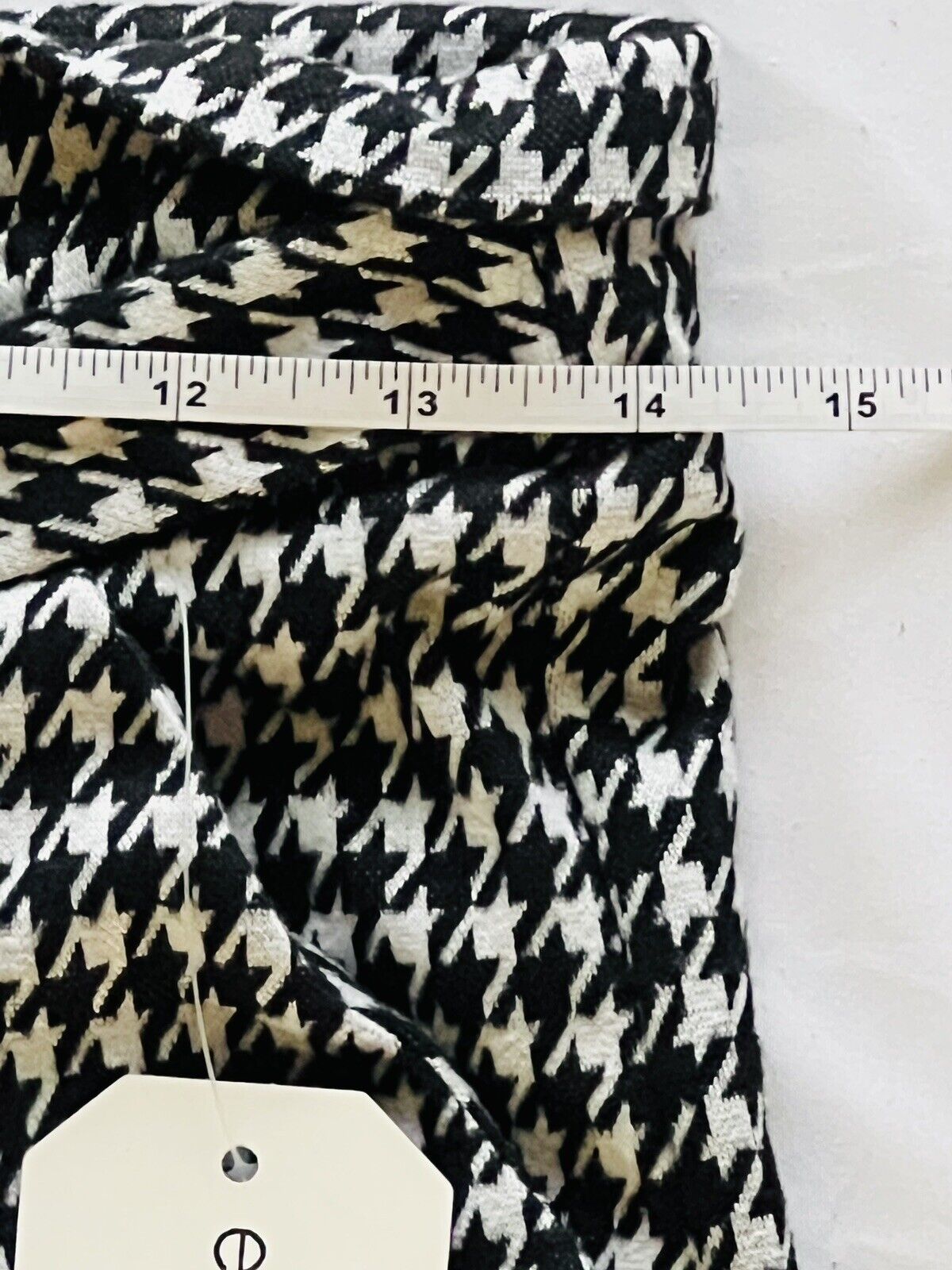 Eye Candy Women’s Plaid Pants Sz L Black White