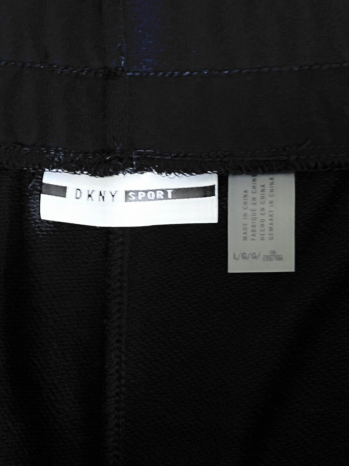 DKNY Sport Women's Jogger Black SweatPants Sz L