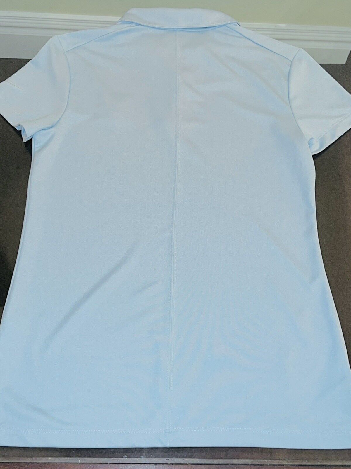 NIKEGOLF Women's Golf Polo Shirt Sz S Blue