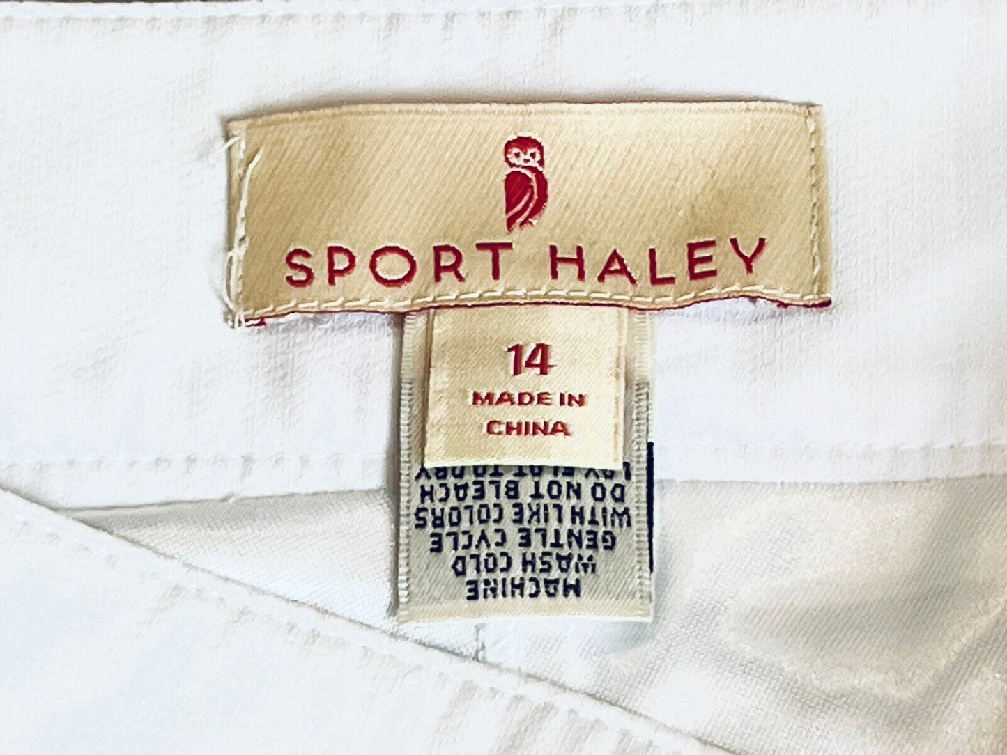 Sport Haley Women’s Golf Skirt Skort White Sz 14