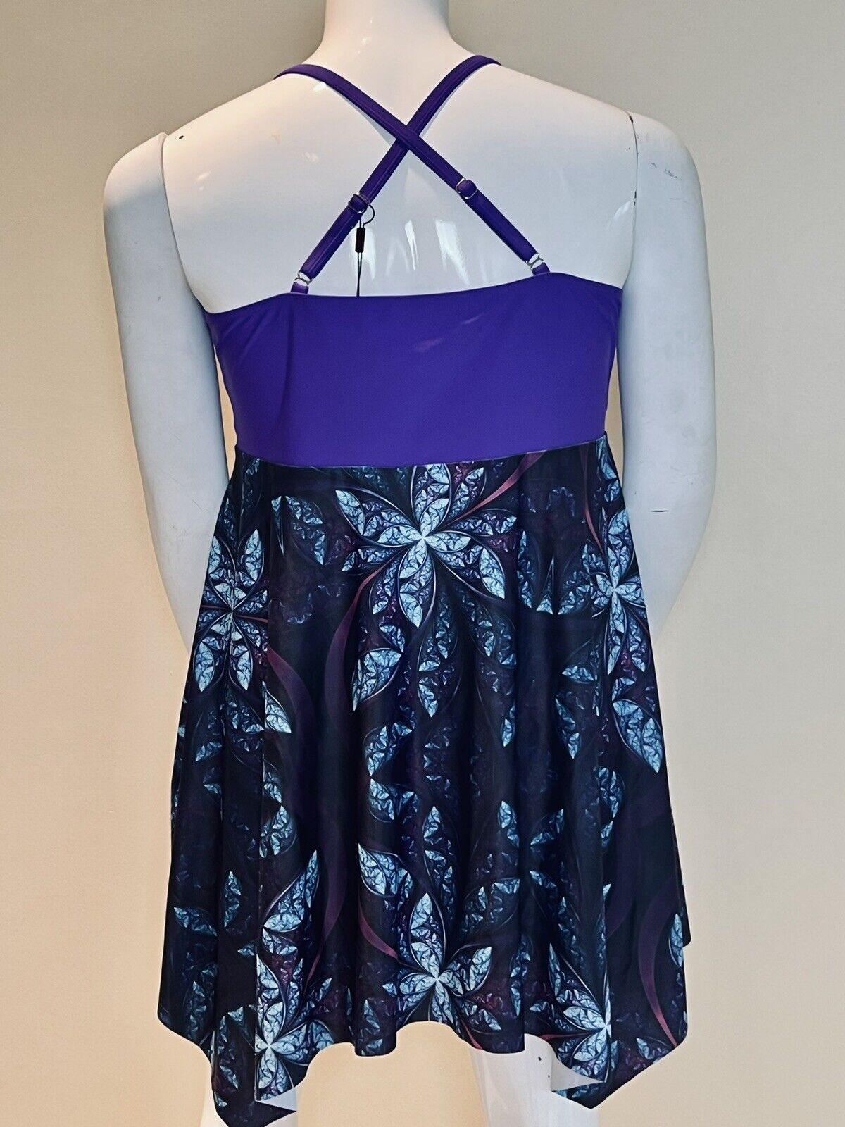 Hanna Nicole One Pc swimsuit Dress Sz 22W Bathing Suits Purple