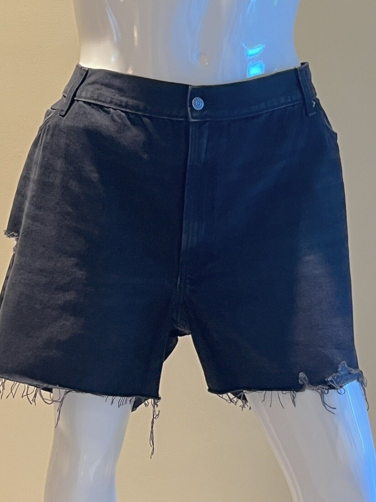 Old Navy Denim Jean Black Shorts Women's Sz 26