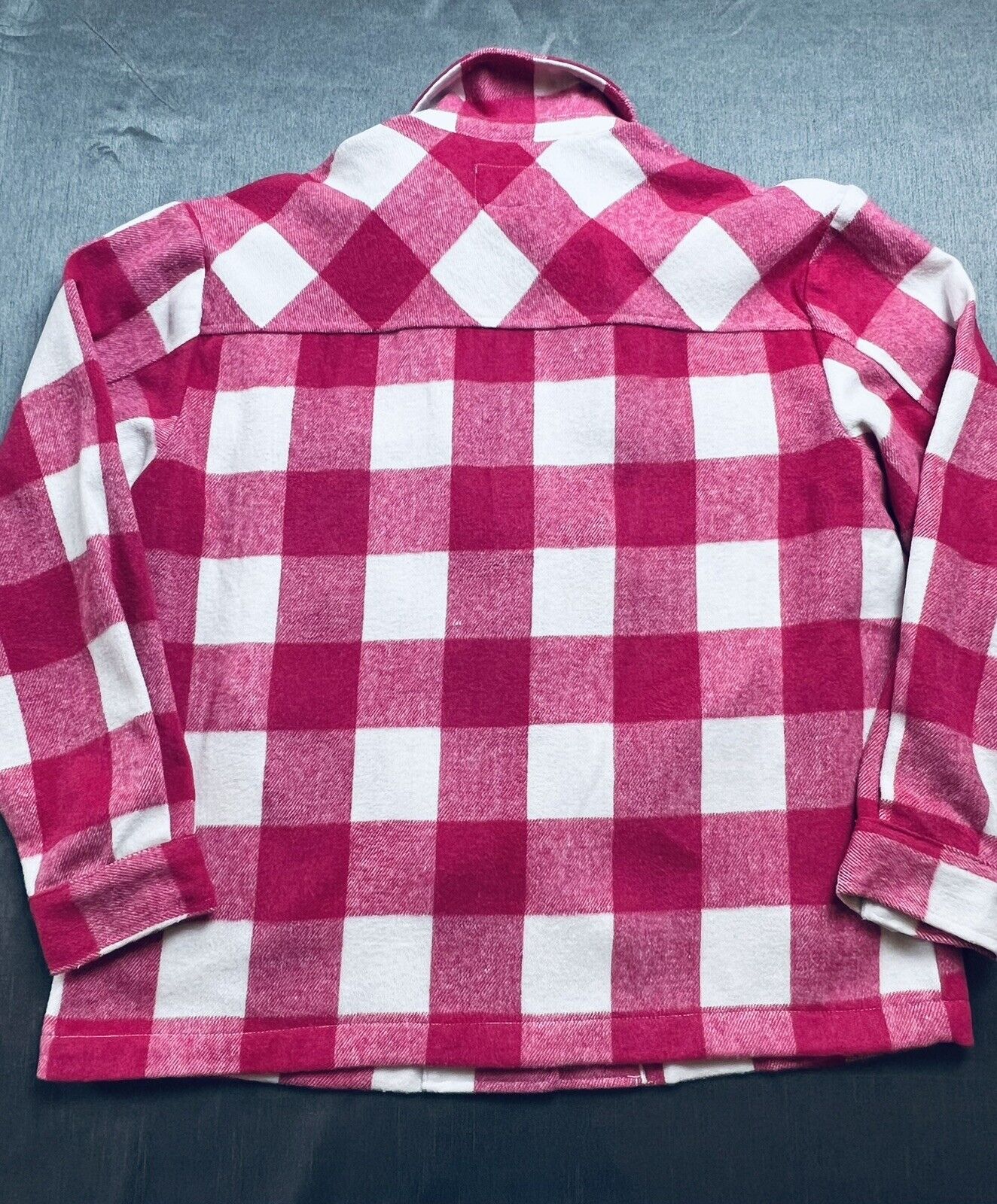 Velvet Heart Women’s Flannel Pink Plaid Long Sleeve Shirt Sz M