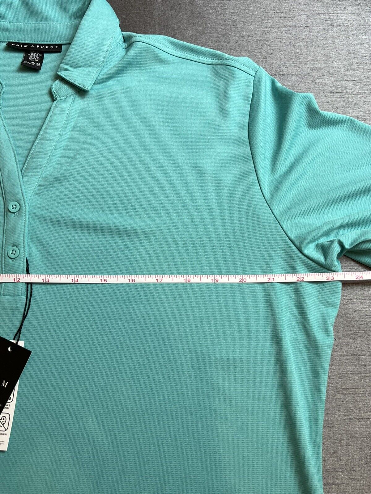 PRIME+PREUX Woman’s Polo Shirt Size XL Green (#1)