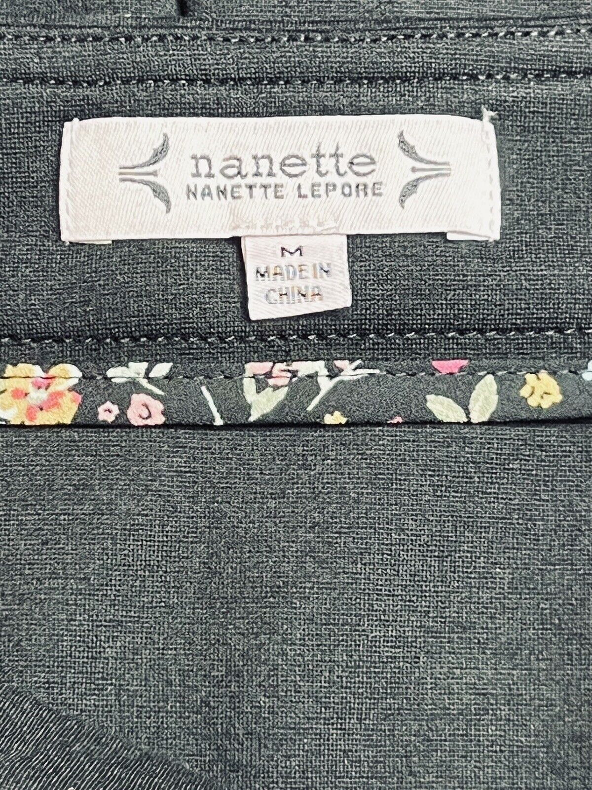 Nanette Lepore Womens Skirt Black Size M